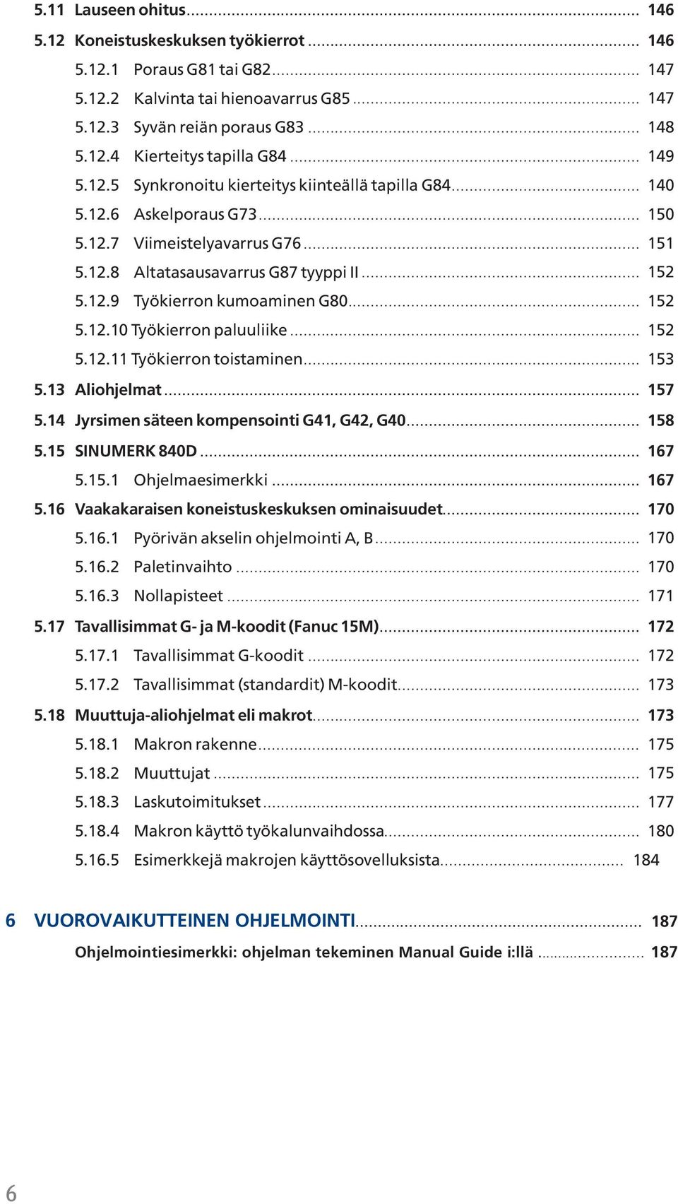 .. 152 5.12.10 Työkierron paluuliike... 152 5.12.11 Työkierron toistaminen... 153 5.13 Aliohjelmat... 157 5.14 Jyrsimen säteen kompensointi G41, G42, G40... 158 5.15 SINUMERK 840D... 167 5.15.1 Ohjelmaesimerkki.