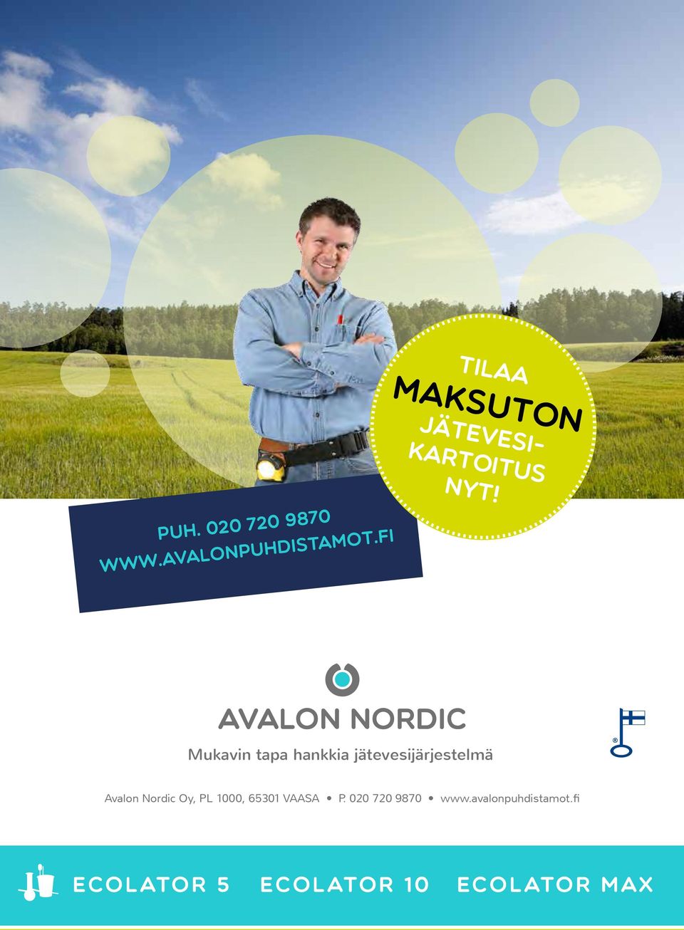 Mukavin tapa hankkia jätevesijärjestelmä Avalon Nordic Oy,