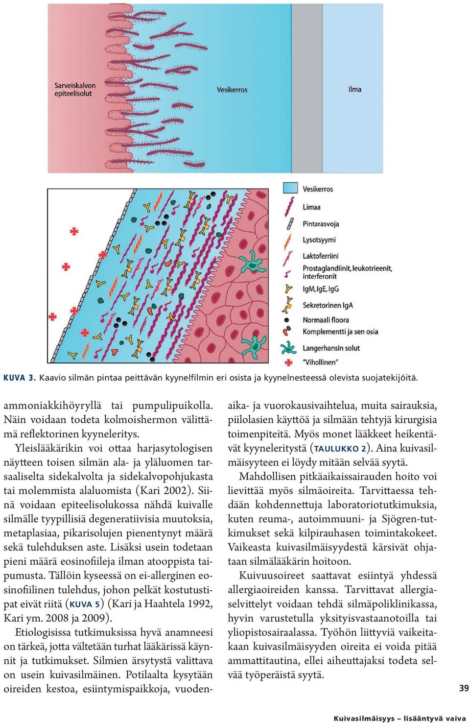 Yleislääkärikin voi ottaa harjasytologisen näytteen toisen silmän ala- ja yläluomen tarsaaliselta sidekalvolta ja sidekalvopohjukasta tai molemmista alaluomista (Kari 2002).