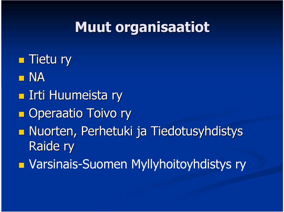 Nuorten, Perhetuki ja Tiedotusyhdistys