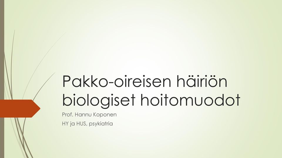 hoitomuodot Prof.