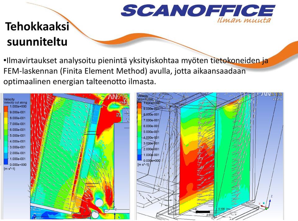 FEM-laskennan (Finita Element Method) avulla, jotta