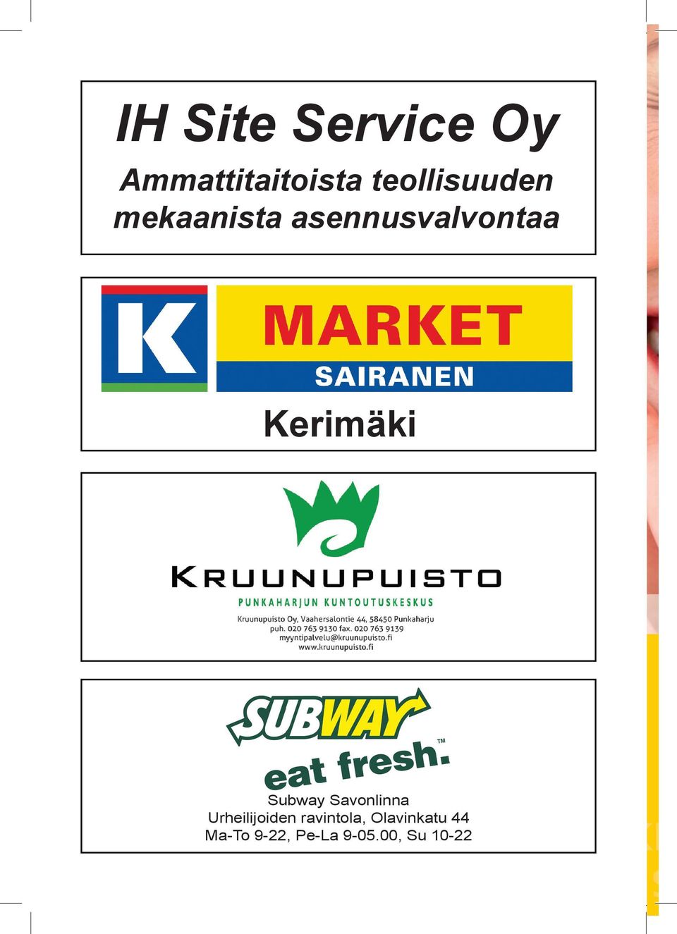 Kerimäki Subway Savonlinna Urheilijoiden