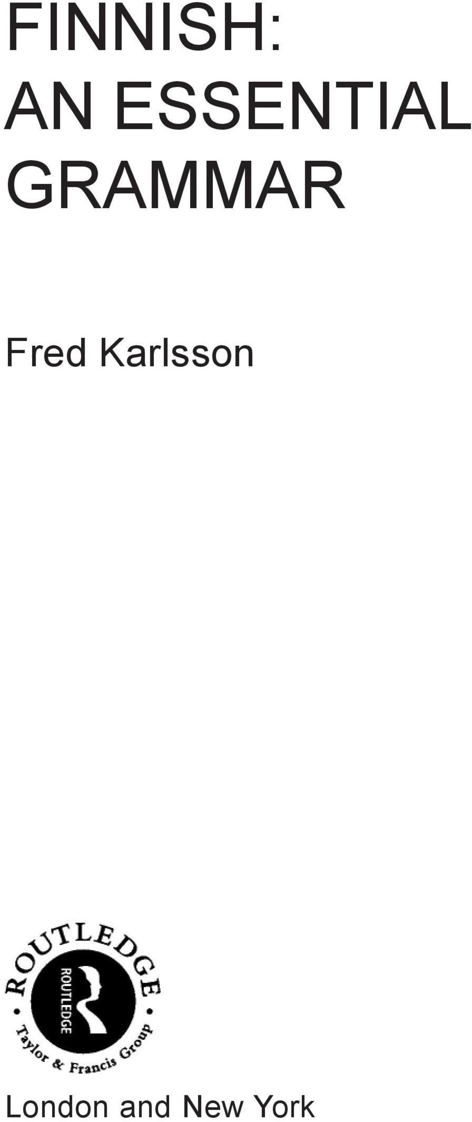 GRAMMAR Fred