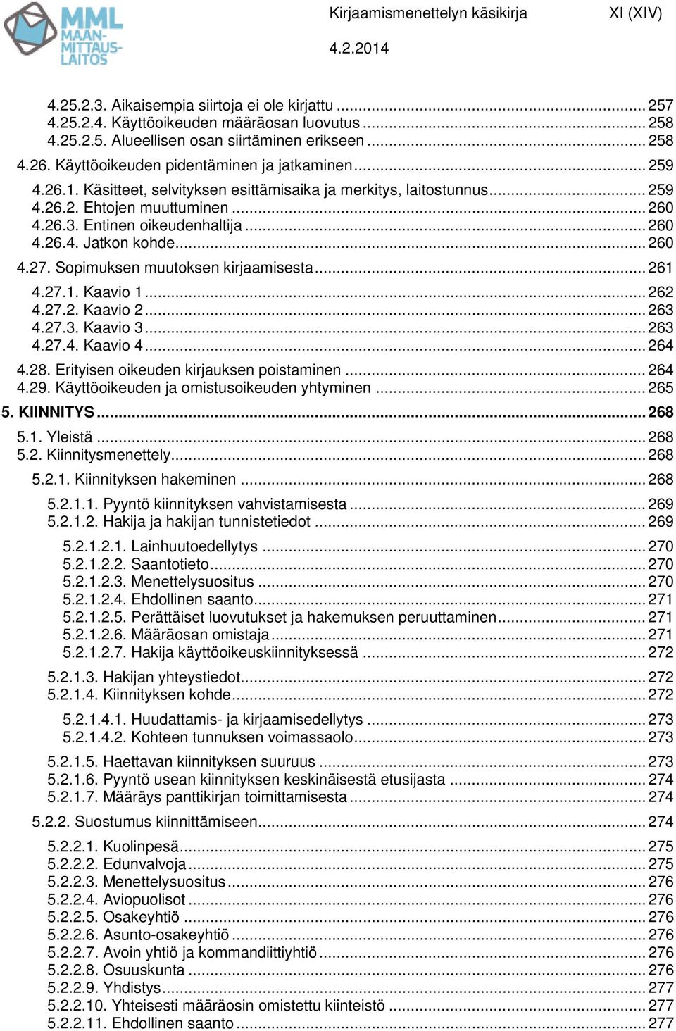 .. 260 4.26.4. Jatkon kohde... 260 4.27. Sopimuksen muutoksen kirjaamisesta... 261 4.27.1. Kaavio 1... 262 4.27.2. Kaavio 2... 263 4.27.3. Kaavio 3... 263 4.27.4. Kaavio 4... 264 4.28.