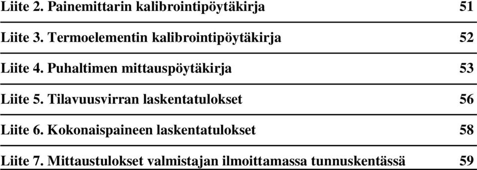 Puhaltimen mittauspöytäkirja 53 Liite 5.