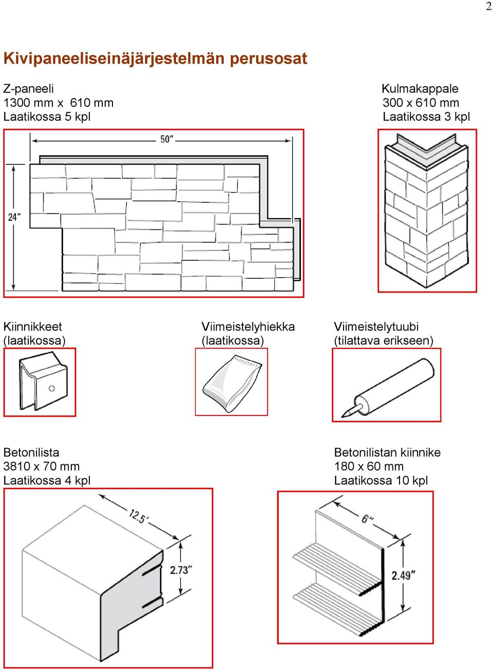 Viimeistelyhiekka Viimeistelytuubi (laatikossa) (laatikossa) (tilattava