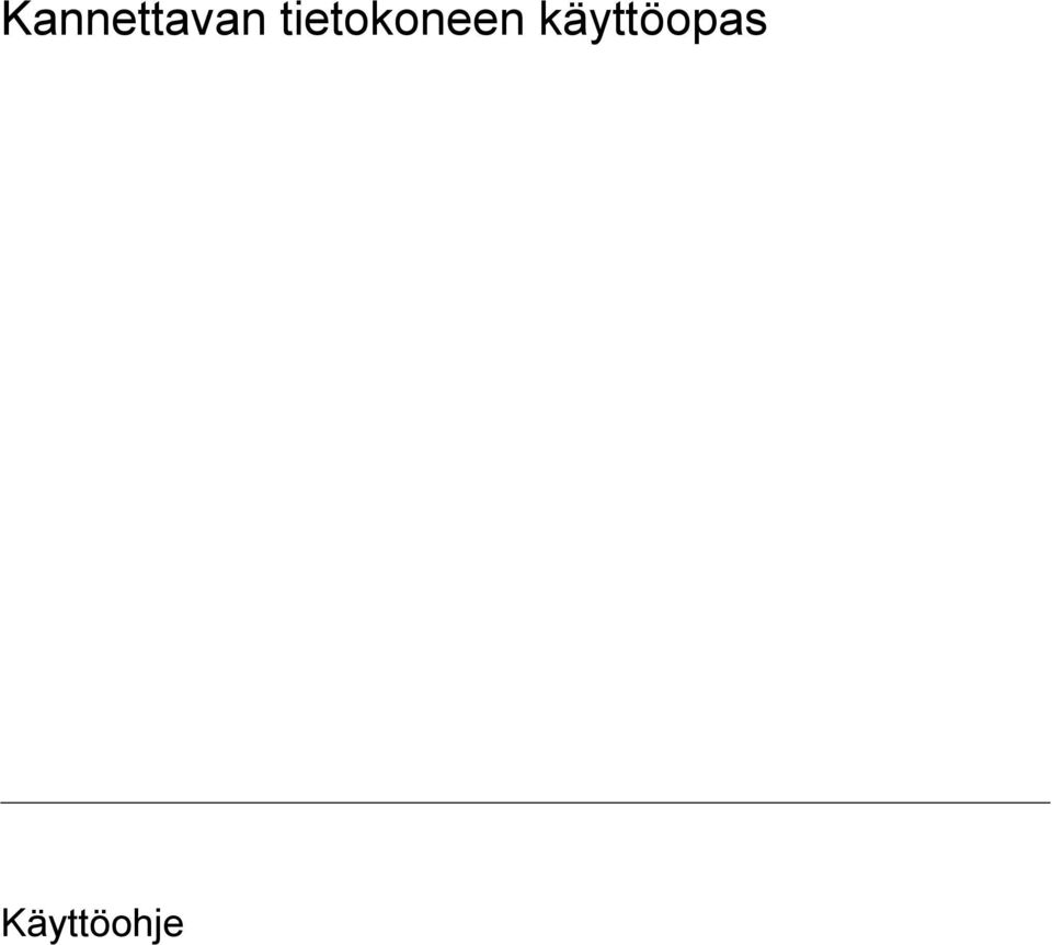 käyttöopas