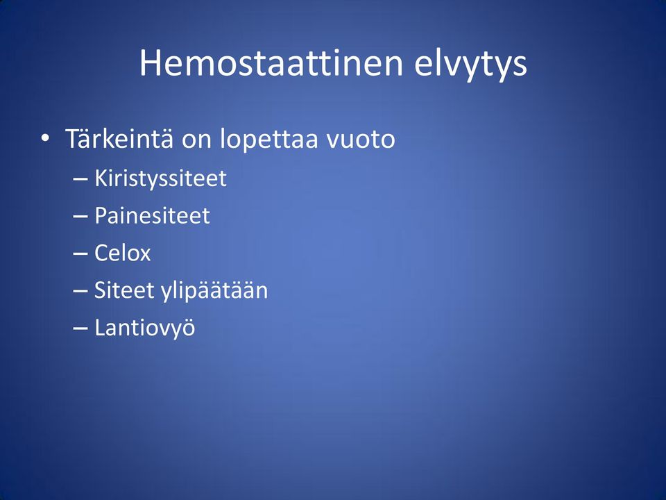 Kiristyssiteet Painesiteet