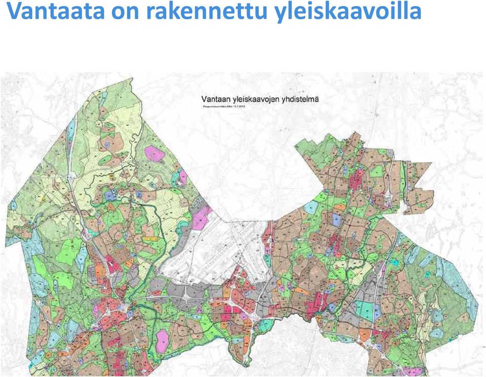 liikenneratkaisujen kehittäminen Yleiskaava 1983: pientaloja, Kehäradan ensimmäinen linjaus