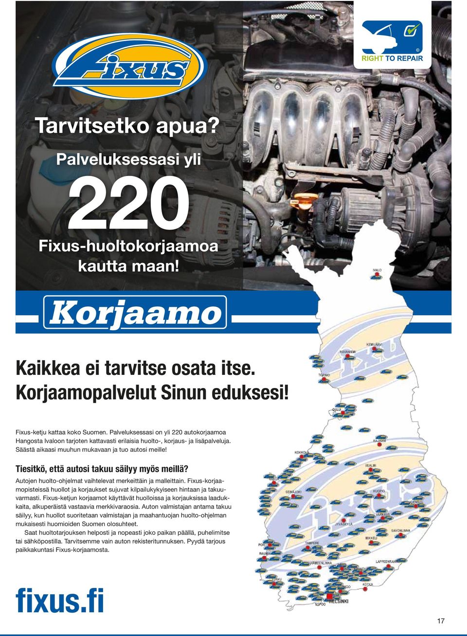 Tiesitkö, että autosi takuu säilyy myös meillä? Autojen huolto-ohjelmat vaihtelevat merkeittäin ja malleittain.