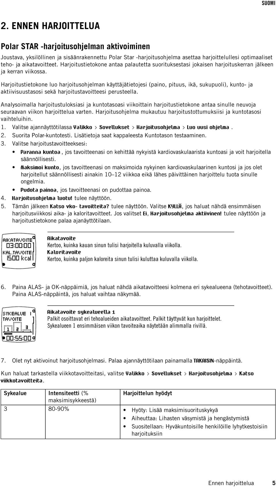Polar FT60 käyttöohje SUOMI - PDF Free Download