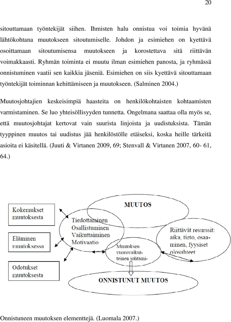 Ryhmän toiminta ei muutu ilman esimiehen panosta, ja ryhmässä onnistuminen vaatii sen kaikkia jäseniä. Esimiehen on siis kyettävä sitouttamaan työntekijät toiminnan kehittämiseen ja muutokseen.