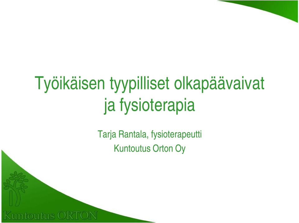 fysioterapia Tarja