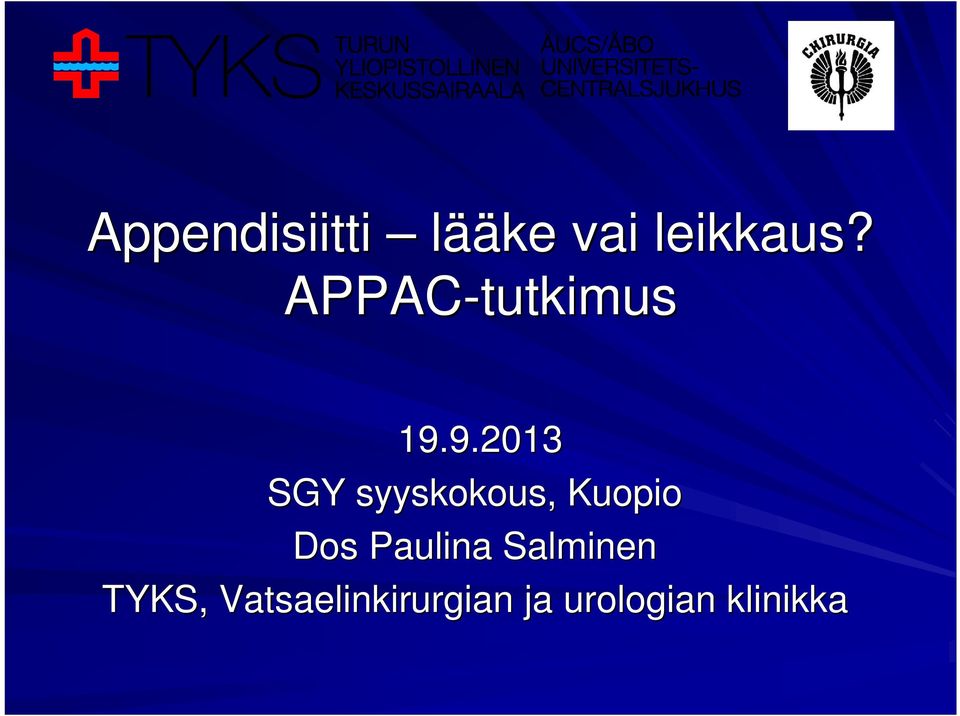 9.2013 SGY syyskokous, Kuopio Dos