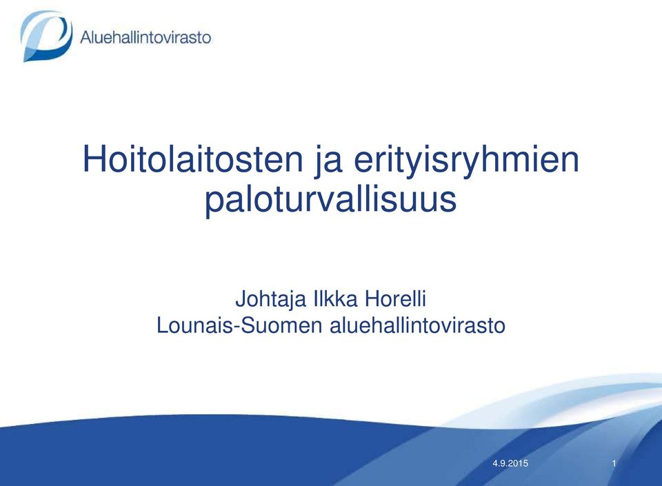 paloturvallisuus Johtaja