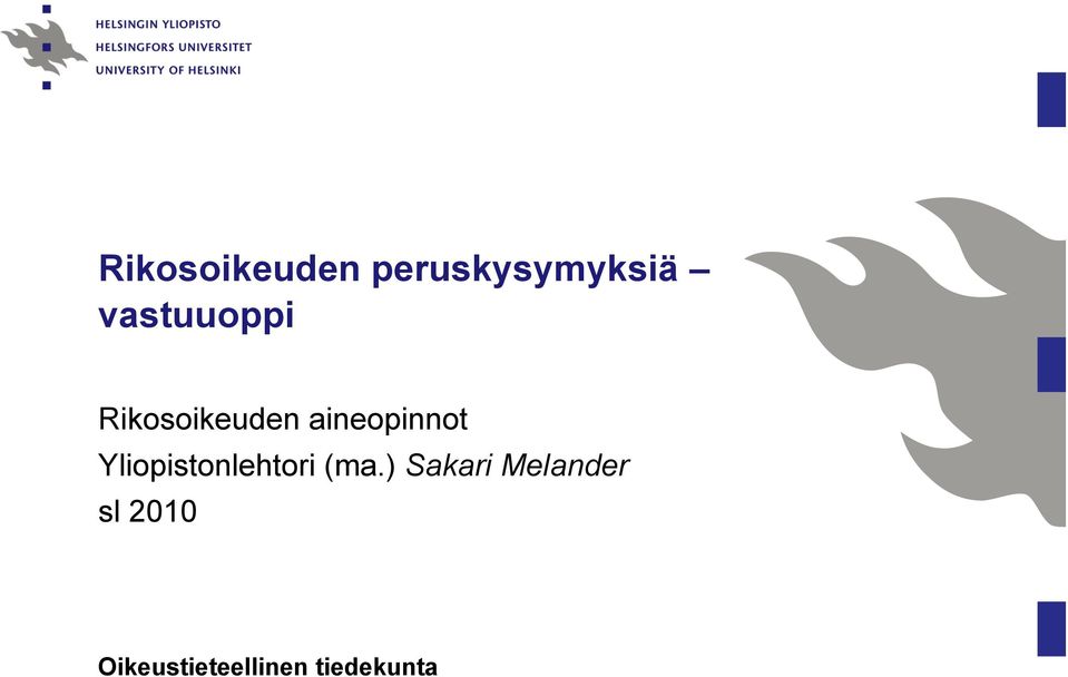 aineopinnot Yliopistonlehtori (ma.