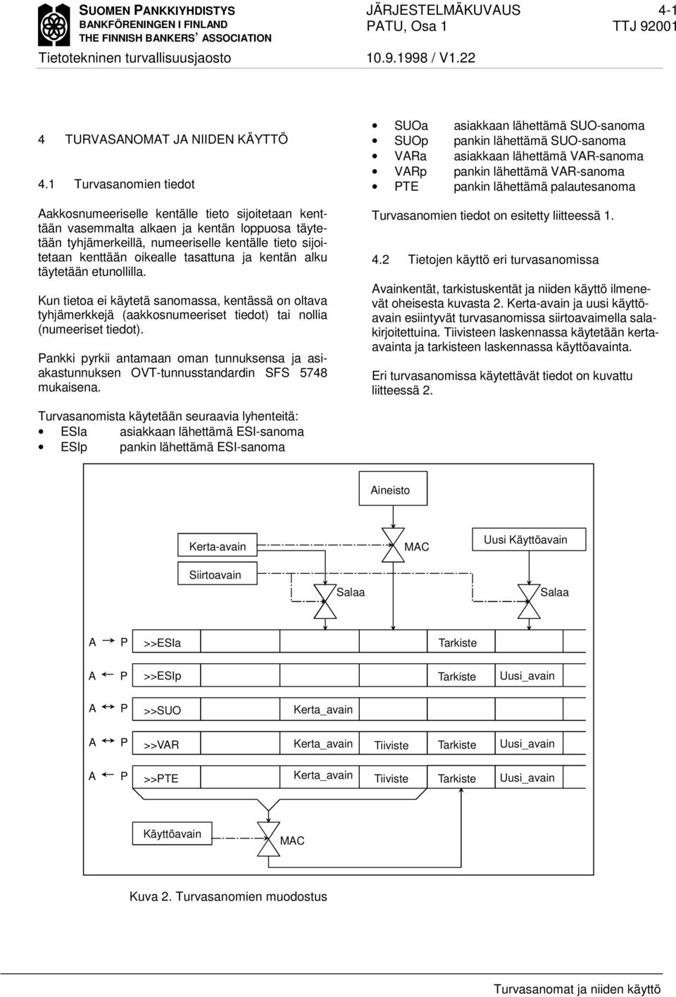 tasattuna ja kentän alku täytetään etunollilla. Kun tietoa ei käytetä sanomassa, kentässä on oltava tyhjämerkkejä (aakkosnumeeriset tiedot) tai nollia (numeeriset tiedot).