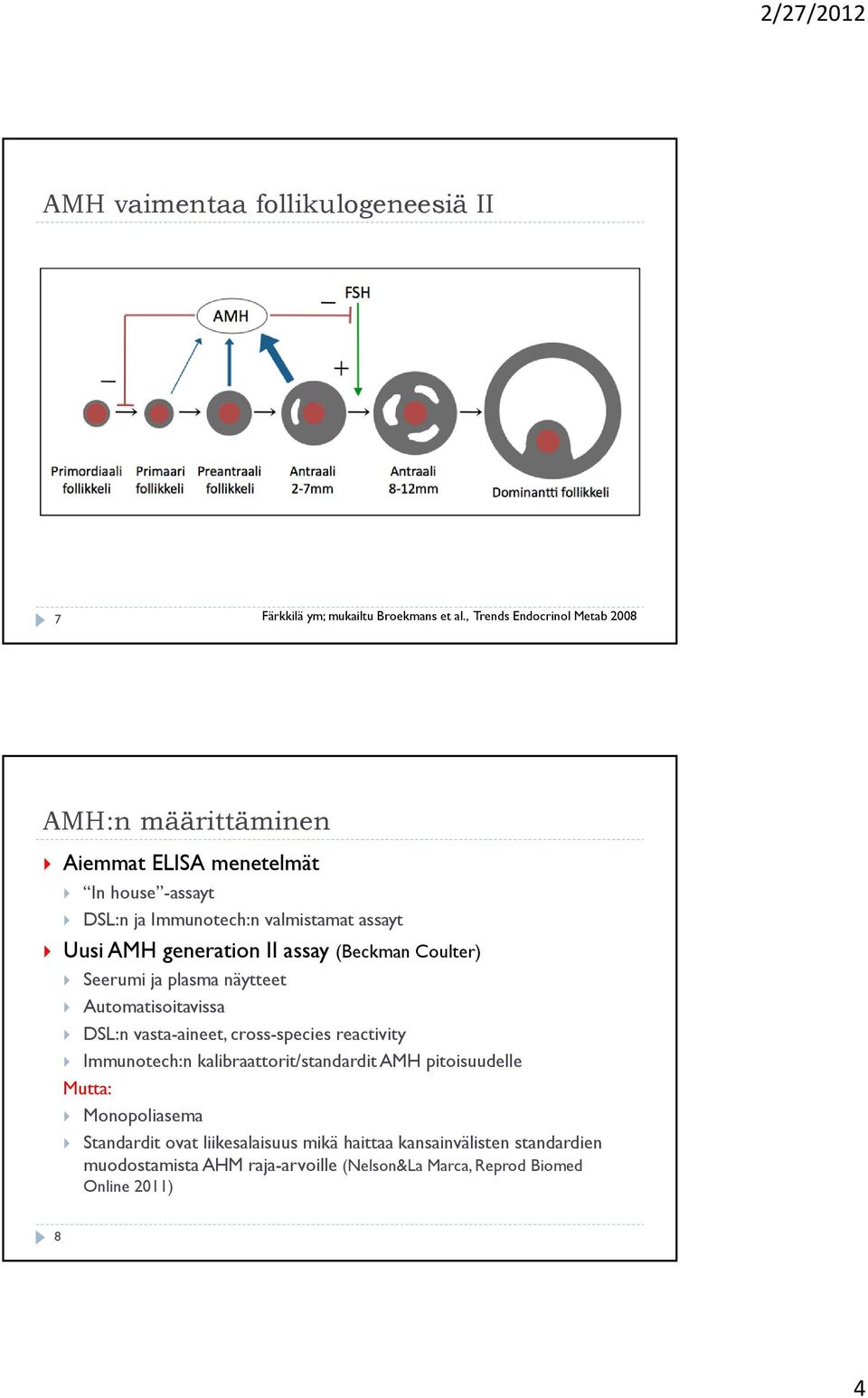 generation II assay (Beckman Coulter) Seerumi ja plasma näytteet Automatisoitavissa DSL:n vasta-aineet, cross-species reactivity Immunotech:n