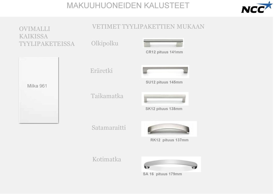 Milka 961 Eräretki Taikamatka SU12 pituus 145mm SK12 pituus