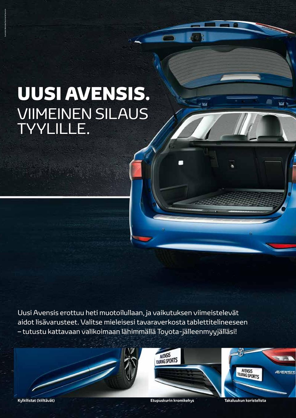 lisävarusteet.
