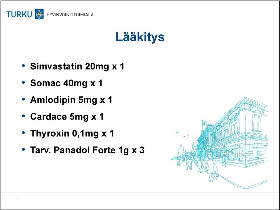 1 Cardace 5mg x 1 Thyroxin