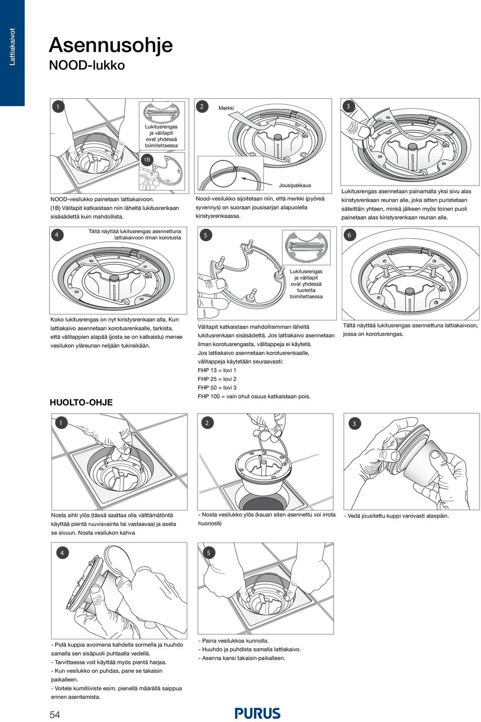 kiristysrenkaan reunan alle, joka sitten puristetaan syvennys) on suoraan jousisarjan alapuolella säteittäin yhteen, minkä jälkeen myös toinen puoli kiristysrenkaassa.