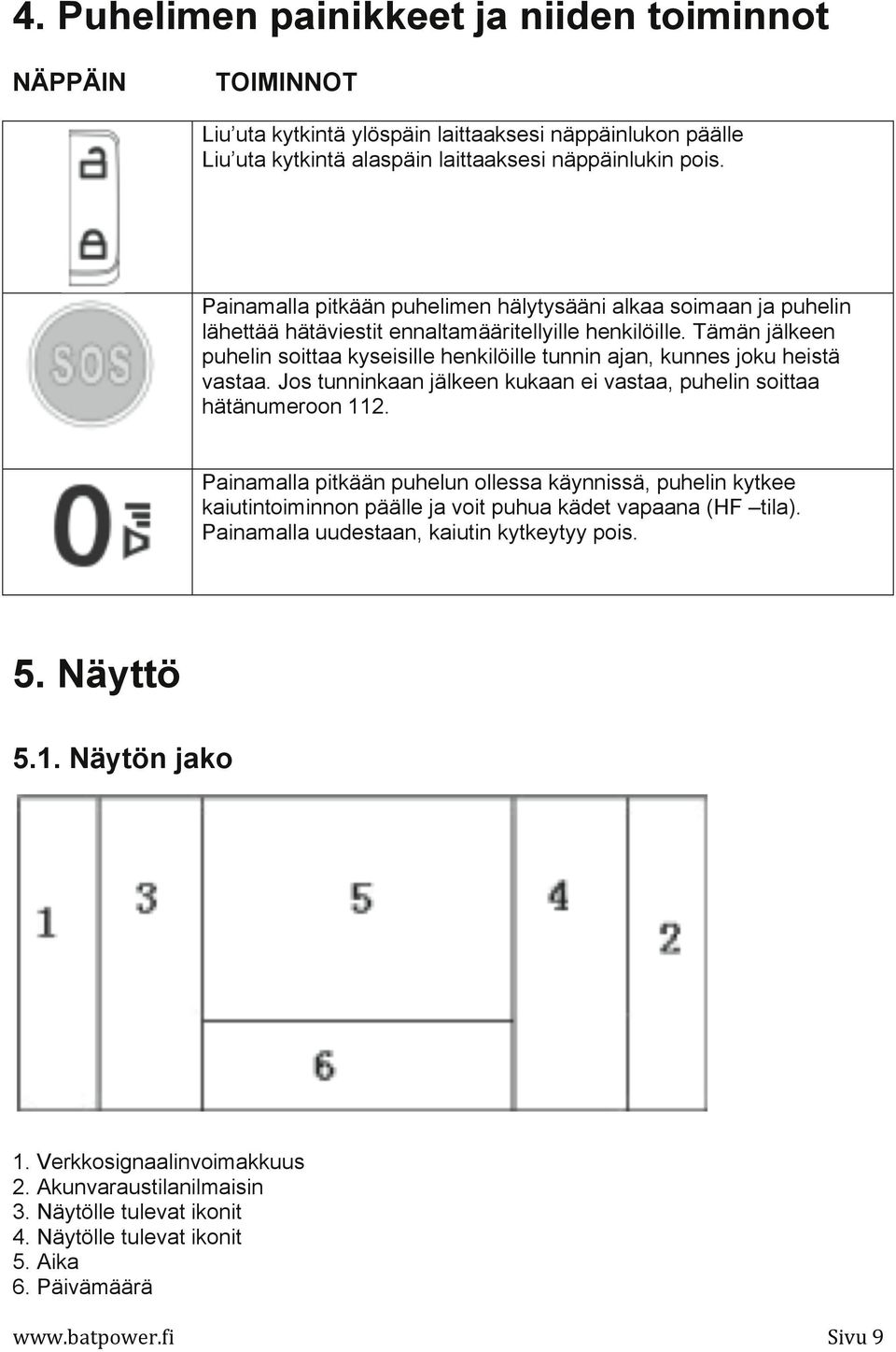 Tämän jälkeen puhelin soittaa kyseisille henkilöille tunnin ajan, kunnes joku heistä vastaa. Jos tunninkaan jälkeen kukaan ei vastaa, puhelin soittaa hätänumeroon 112.