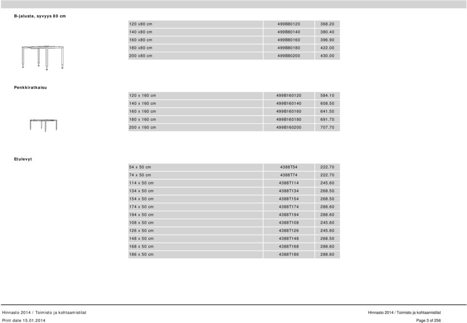70 Etulevyt 54 x 50 cm 74 x 50 cm 114 x 50 cm 134 x 50 cm 154 x 50 cm 174 x 50 cm 194 x 50 cm 108 x 50 cm 126 x 50 cm 148 x 50 cm 168 x 50 cm 186 x 50 cm 4388T54 4388T74