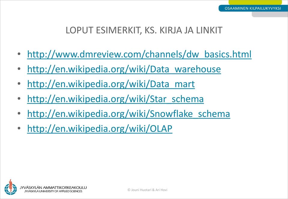 org/wiki/data_warehouse http://en.wikipedia.