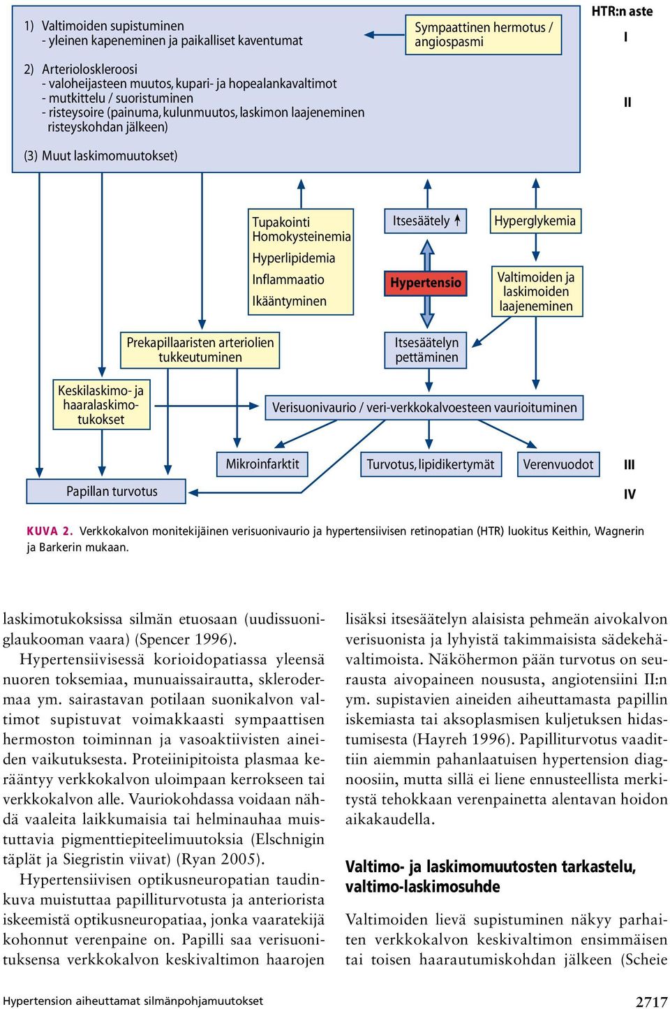 Tupakointi Homokysteinemia Hyperlipidemia Inflammaatio Ikääntyminen Itsesäätely Hypertensio Itsesäätelyn pettäminen Hyperglykemia Valtimoiden ja laskimoiden laajeneminen Keskilaskimo- ja