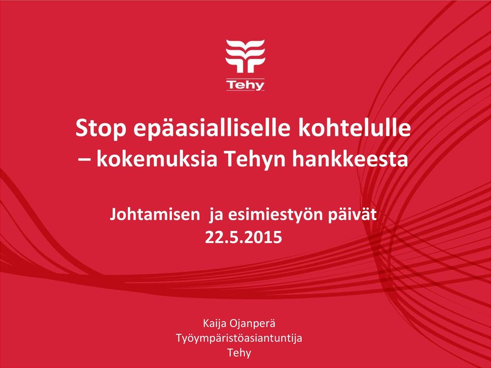 Johtamisen ja esimiestyön päivät 22.