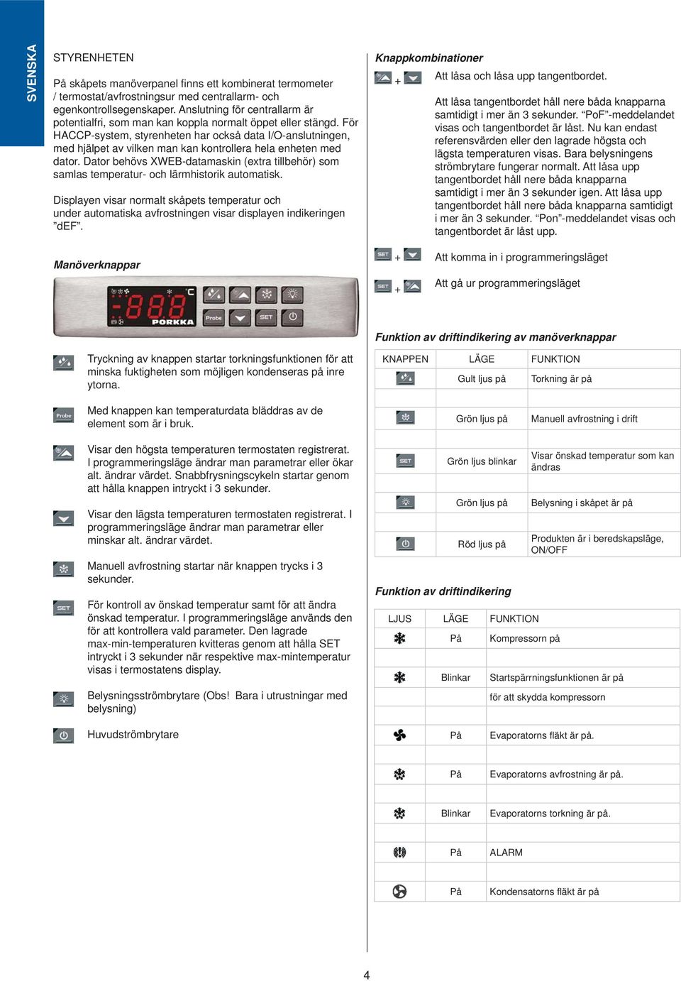 För HACCP-system, styrenheten har också data I/O-anslutningen, med hjälpet av vilken man kan kontrollera hela enheten med dator.