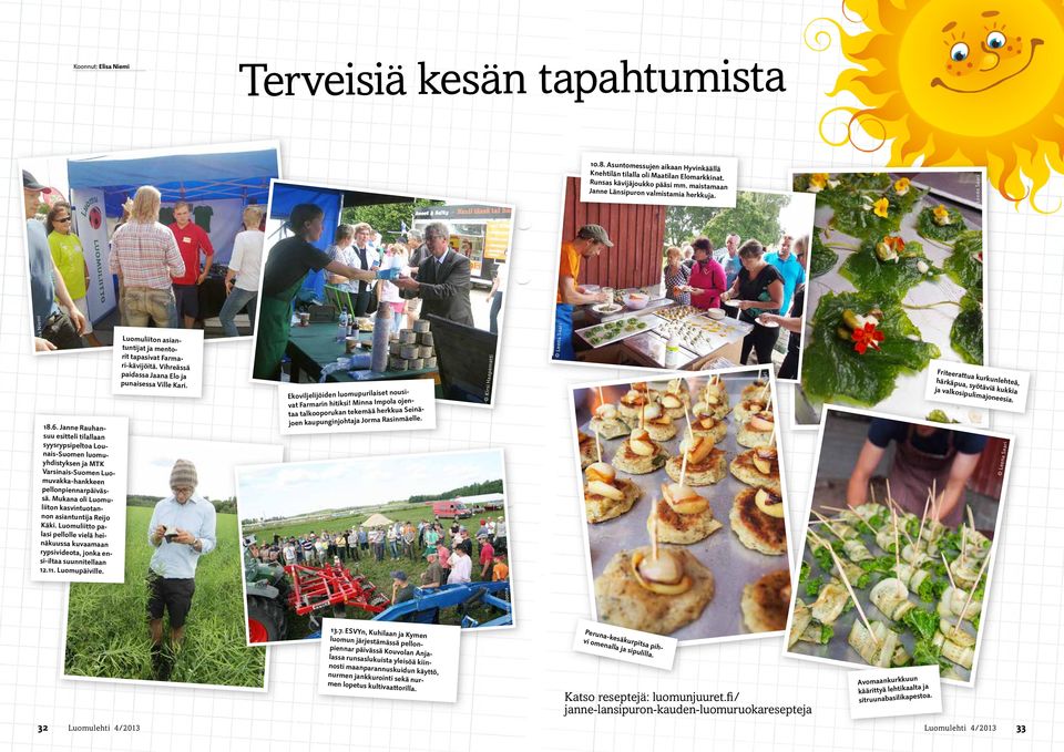 Janne Rauhansuu esitteli tilallaan syysrypsipeltoa Lounais-Suomen luomuyhdistyksen ja MTK Varsinais-Suomen Luomuvakka-hankkeen pellonpiennarpäivässä.