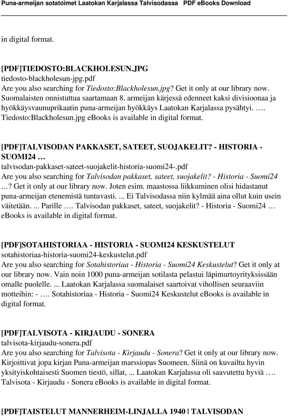 jpg ebooks is available in digital format. [PDF]TALVISODAN PAKKASET, SATEET, SUOJAKELIT? - HISTORIA - SUOMI24 talvisodan-pakkaset-sateet-suojakelit-historia-suomi24-.