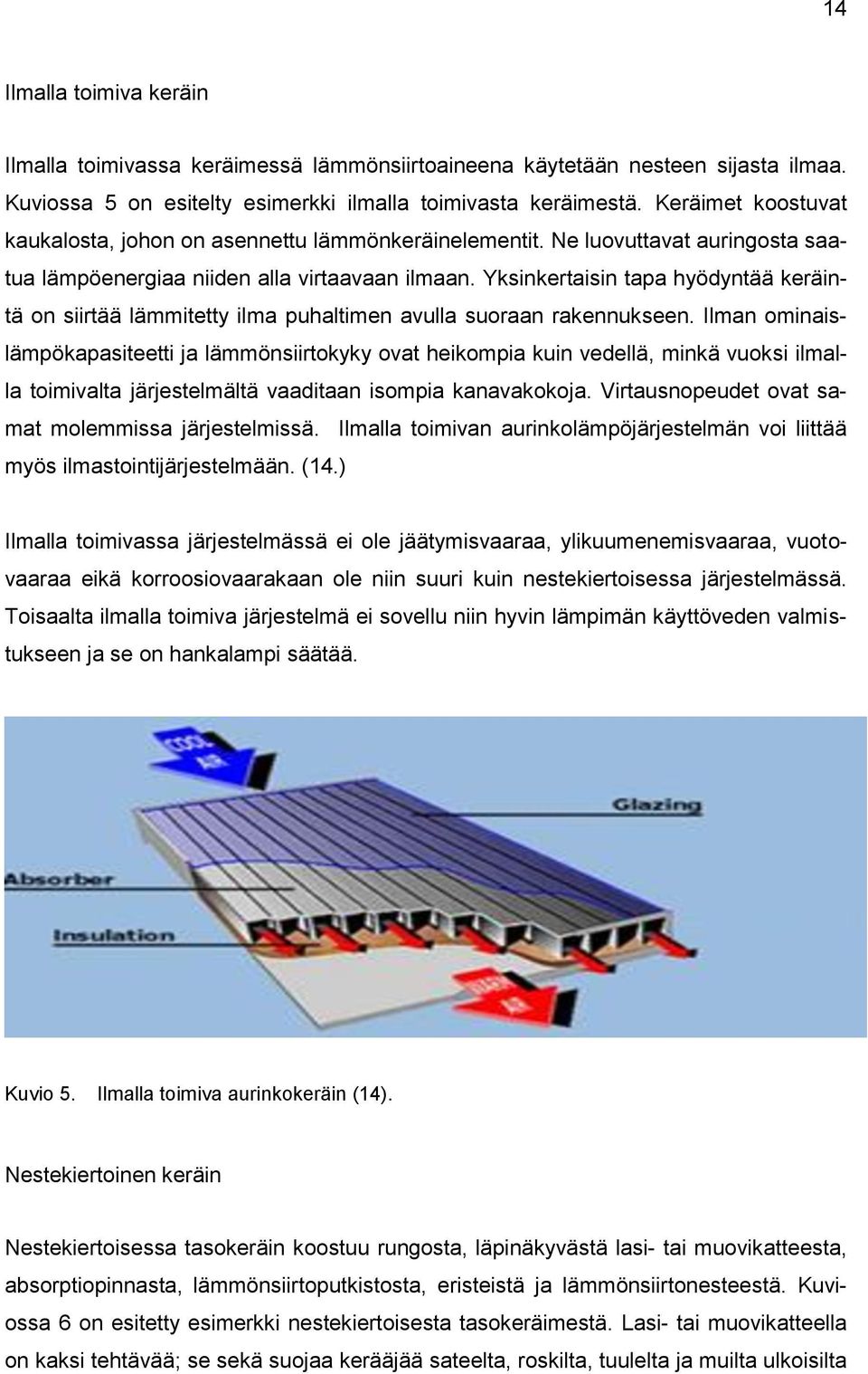 Yksinkertaisin tapa hyödyntää keräintä on siirtää lämmitetty ilma puhaltimen avulla suoraan rakennukseen.