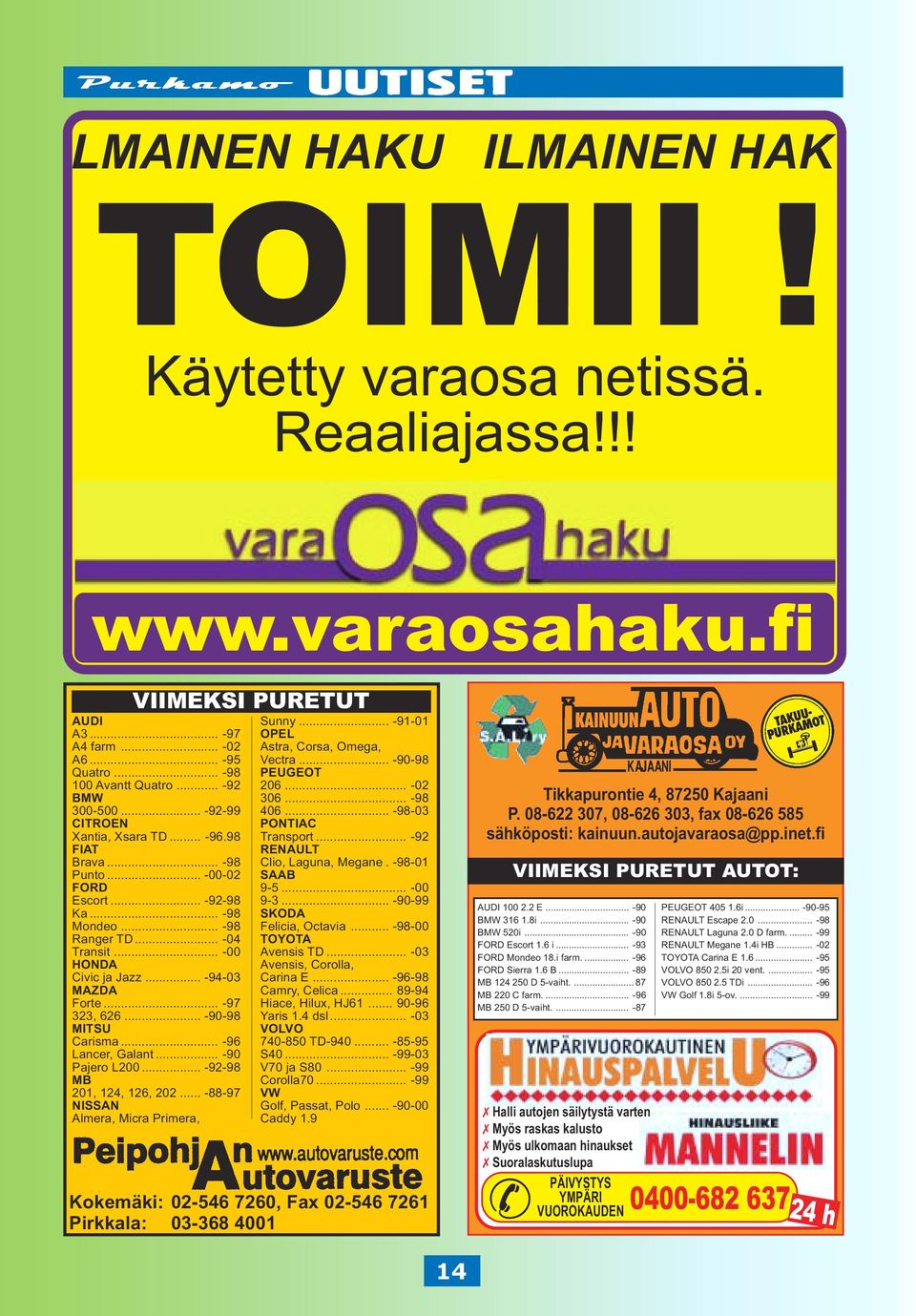 .. -92-98 MB 201, 124, 126, 202... -88-97 NISSAN Almera, Micra Primera, Sunny... -91-01 OPEL Astra, Corsa, Omega, Vectra... -90-98 PEUGEOT 206... -02 306... -98 406... -98-03 PONTIAC Transport.