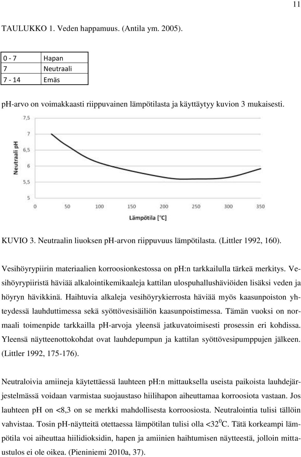 Vesihöyrypiiristä häviää alkalointikemikaaleja kattilan ulospuhallushäviöiden lisäksi veden ja höyryn hävikkinä.