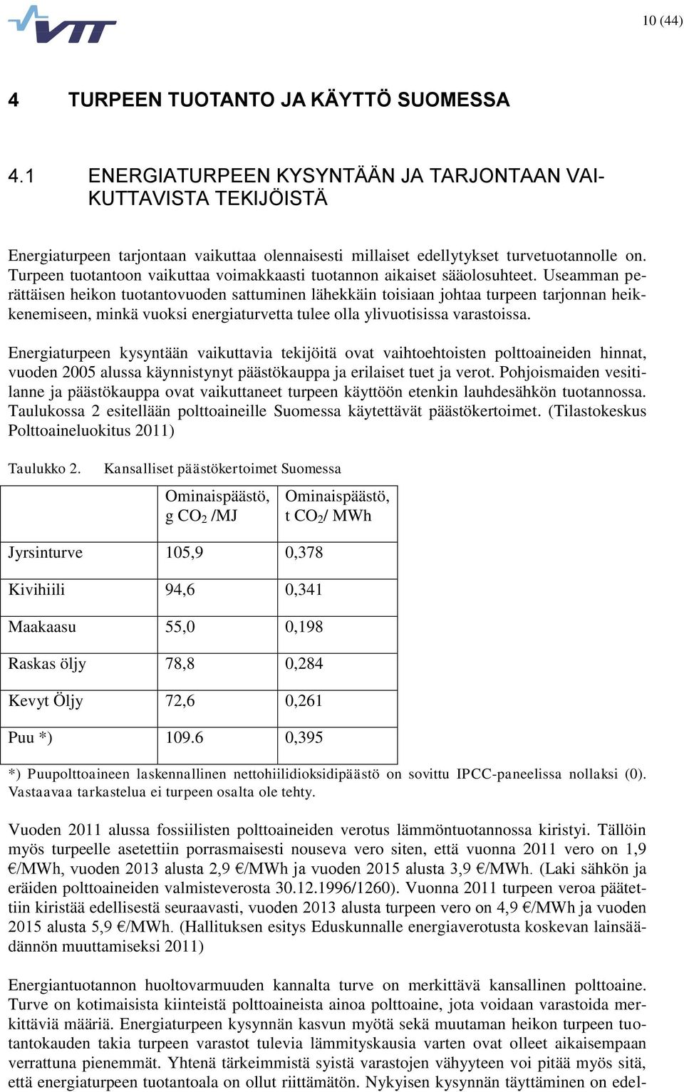 Turpeen tuotantoon vaikuttaa voimakkaasti tuotannon aikaiset sääolosuhteet.