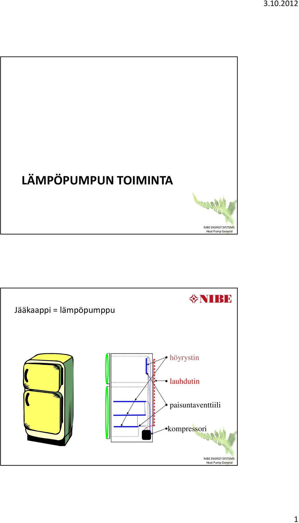 höyrystin lauhdutin