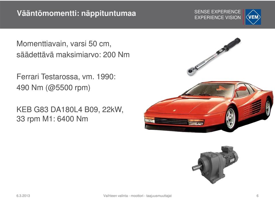 1990: 490 Nm (@5500 rpm) KEB G83 DA180L4 B09, 22kW, 33 rpm