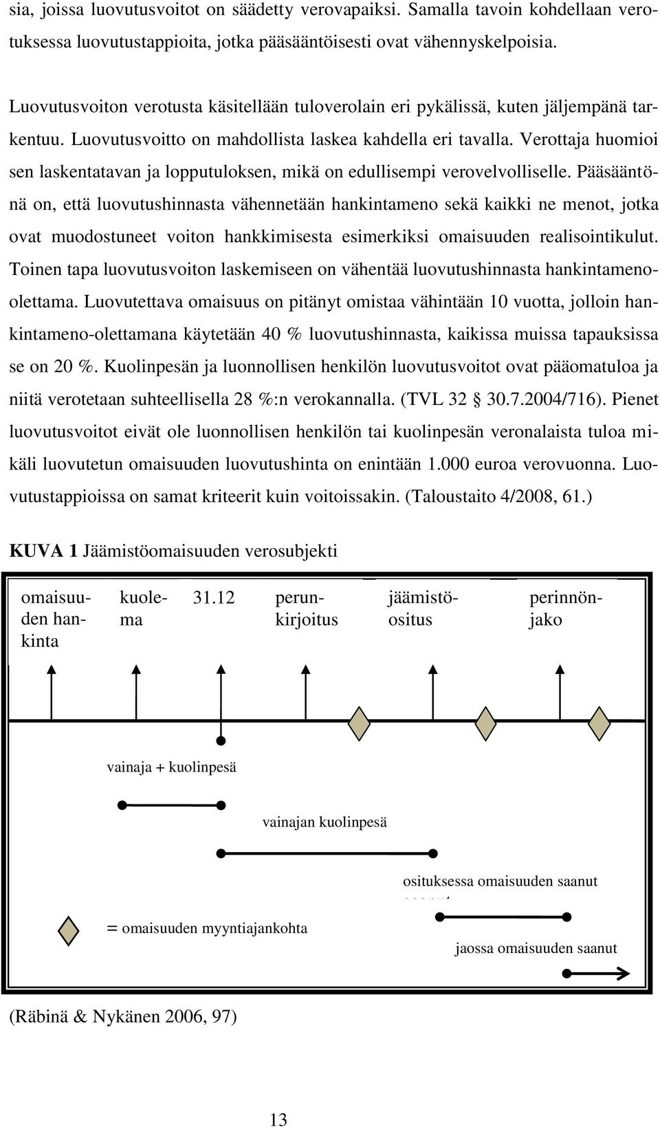 Verottaja huomioi sen laskentatavan ja lopputuloksen, mikä on edullisempi verovelvolliselle.