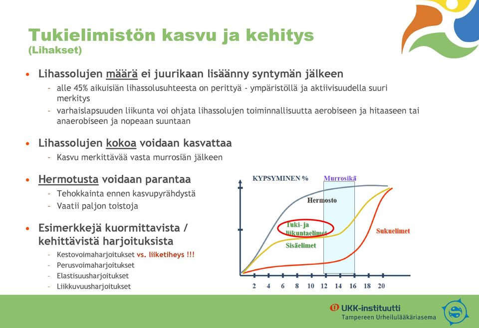 Lihassolujen kokoa voidaan kasvattaa Kasvu merkittävää vasta murrosiän jälkeen Hermotusta voidaan parantaa Tehokkainta ennen kasvupyrähdystä Vaatii paljon toistoja