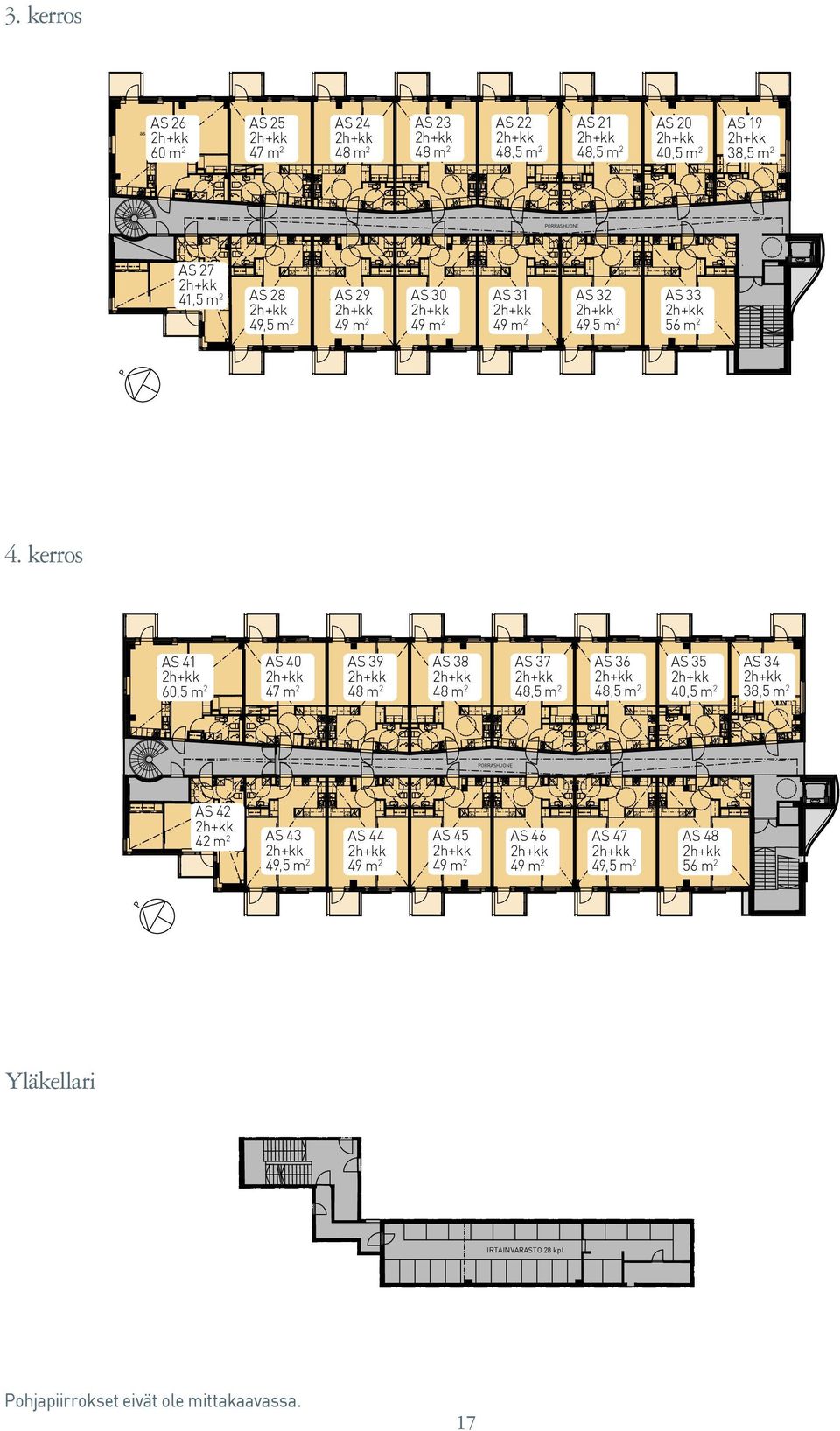 m 2 AS 41 60,5 m 2 as 41 as 40 as 39 as 38 AS 40 AS 39 AS 38 AS 37 47 m 2 48 m 2 48 m 2 48,5 m 2 AS 36 AS 35 48,5 m 2 40,5 m 2 AS 34 38,5 m 2 as 37 as 36 as 35 as 34