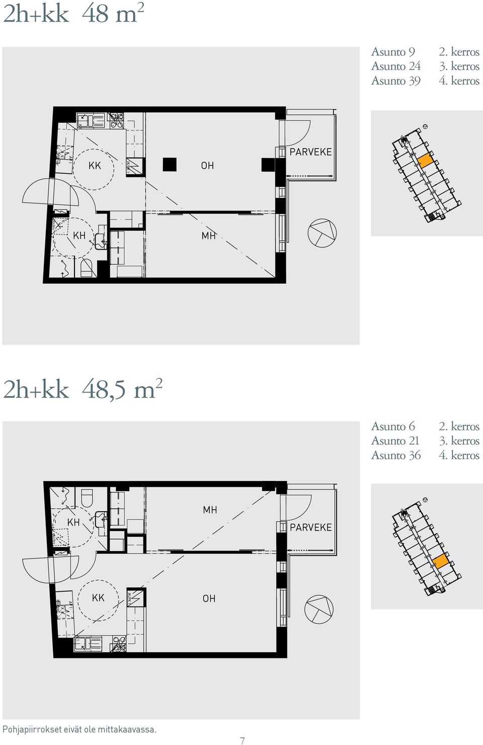 39 48,5 m 2 Asunto