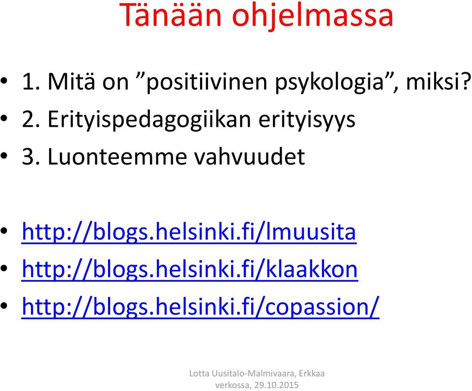 Erityispedagogiikan erityisyys 3.