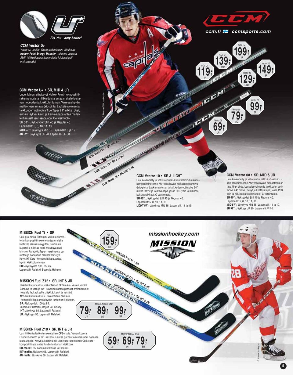 Reebok International Ltd. Reebok-CCM Hockey Inc. Nike Bauer Hockey Inc.  Easton Sports Inc. Mission Hockey Inc. - PDF Ilmainen lataus
