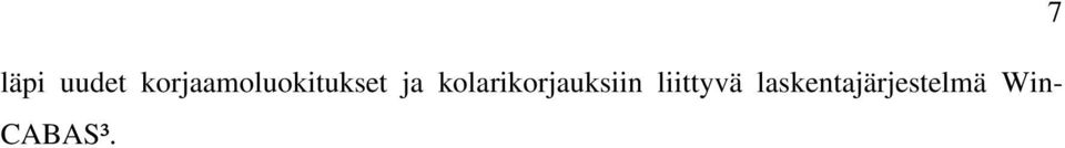 kolarikorjauksiin