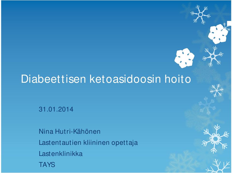2014 Nina Hutri-Kähönen