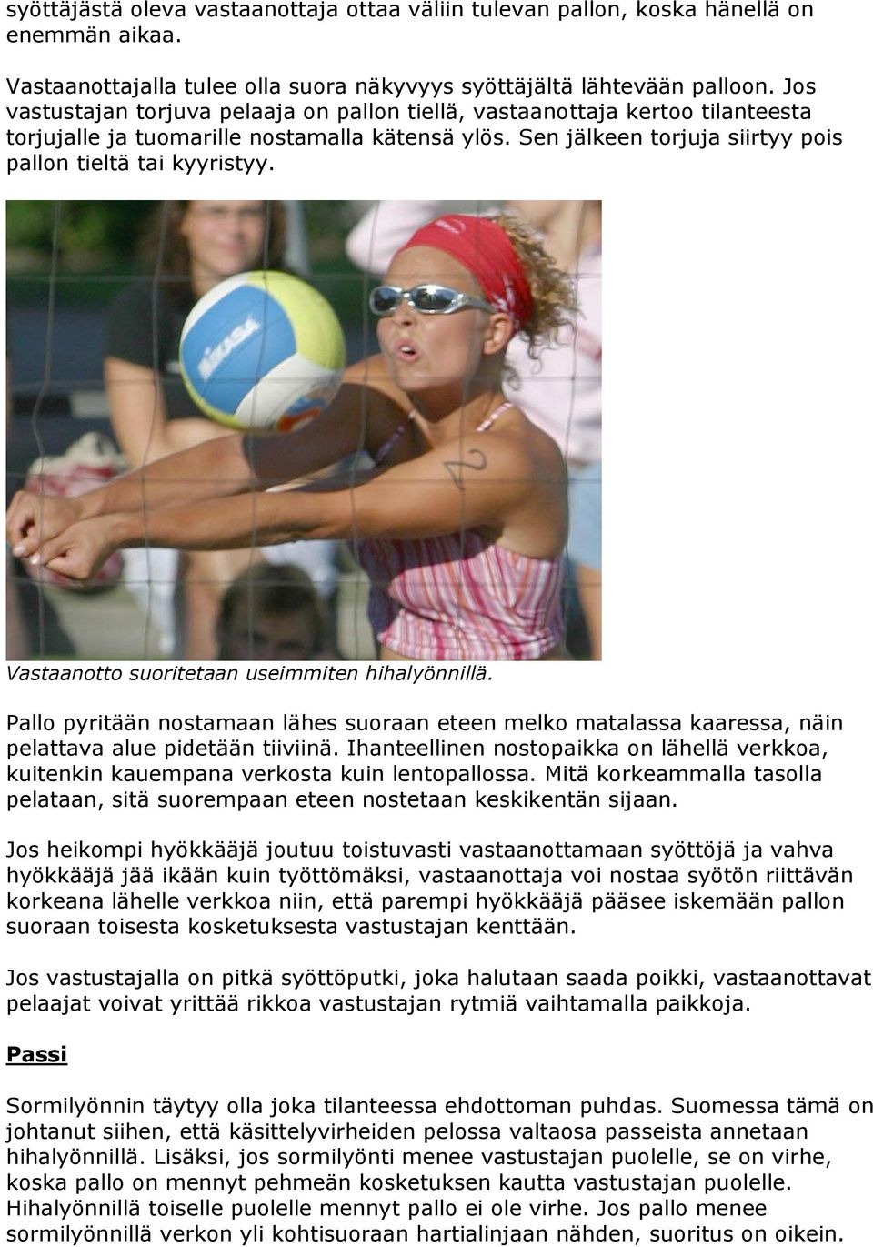 Lentopallon ja beach volleyn katsojan opas - PDF Ilmainen lataus